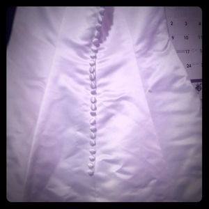 Its a beautiful white Ivory wedding gown!!!